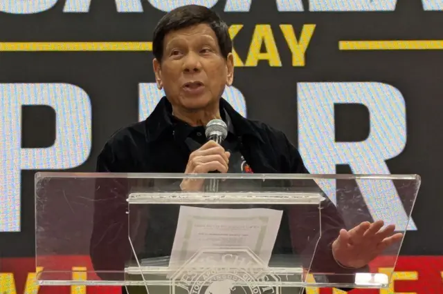 Cựu Tổng thống Philippines Rodrigo Duterte 