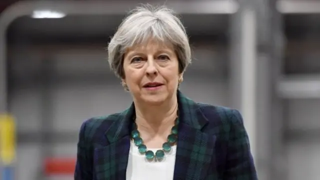 رئيسة الوزراء البريطانية تيريزا ماي