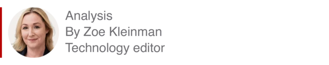 Analysis box by Zoe Kleinman, technology editor