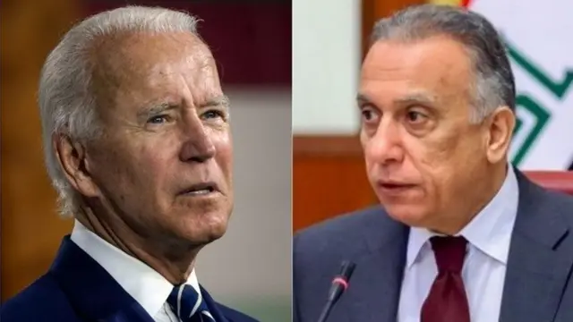 الكاظمي وبايدن