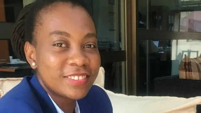 A close shot of Arlene Agneroh