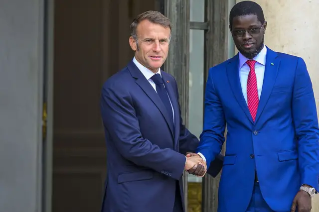 Emmanuel Macron et Bassirou Diomaye Faye