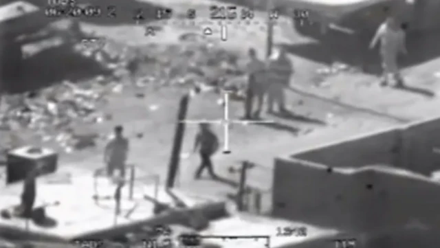 امریکہ کے ایک جنگی ہیلی کاپٹر سے بنائی گئی ویڈیو