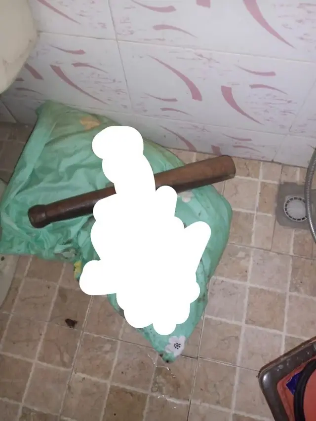 Di pestle wey dem accuse Tochukwu of using to hit Ijeoma