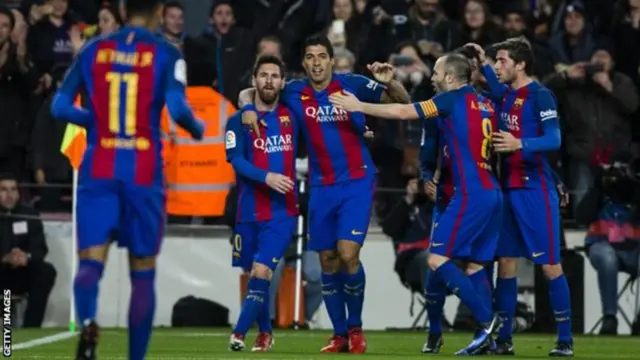 Abakinyi ba Barcelone mu kwezi kwa mbere mu 2017