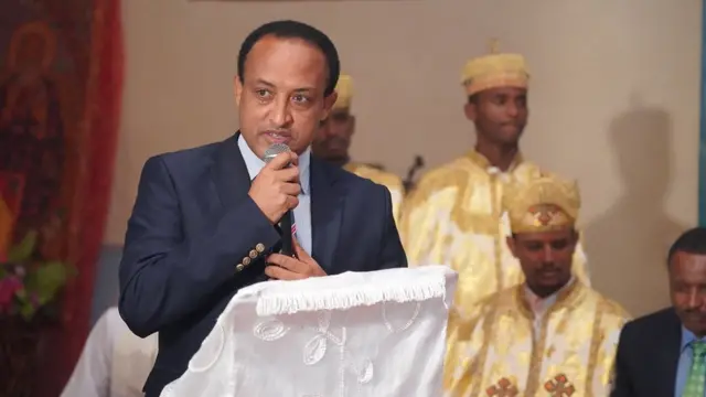 በኬንያ የኢትዮጵያ አምባሳደር መለስ ዓለም ለበዓሉ ታዳሚዎች ንግግር አድርገዋል