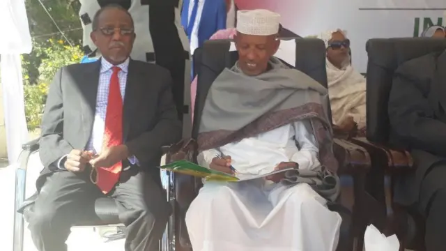 Xafladda caleemo saarka waxaa ku sugnaa Cali Khaliif Galayr