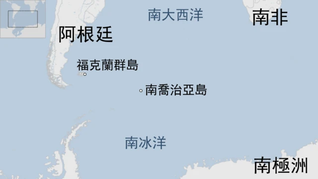 地圖:南喬治亞島