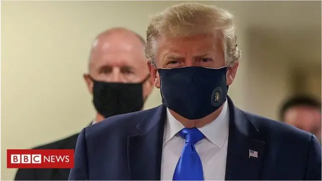 Trump amekuwa pia akipingwa msimamo wake kuhusu uvaaji barakoa