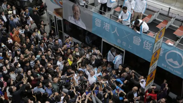 曾俊華造勢活動