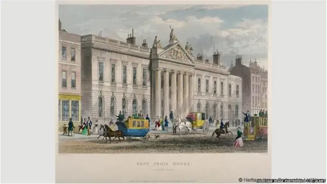 लंडनमधलं ईस्ट इंडिया कंपनीचं मुख्यालय