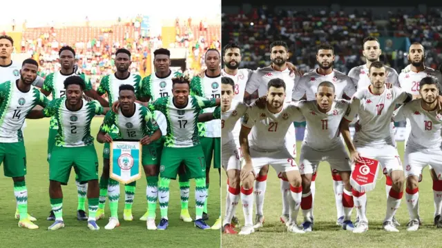 Ndị egwu bọọlụ Naịjirịa na Tunisia