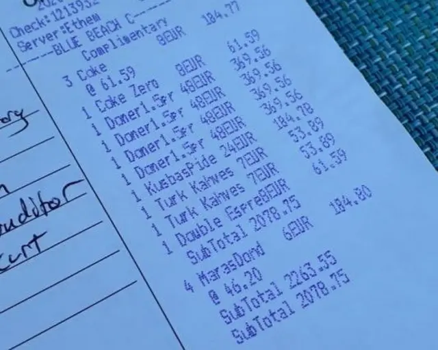 Türkiye medyasında haberleştirilen fişlerden biri