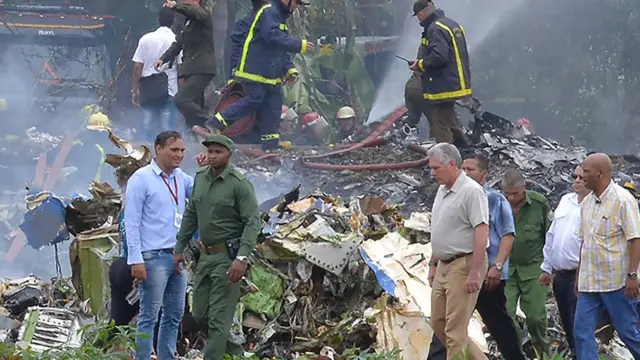 கியூபா விமான விபத்து: கருப்புப் பெட்டி கண்டெடுப்பு