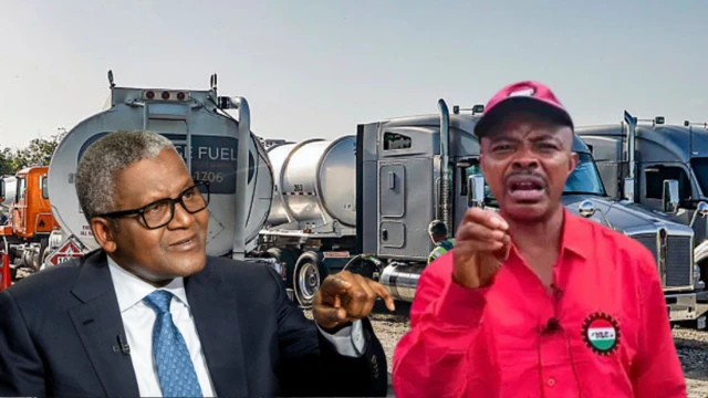 Dangote ati Joe Ajaero niwaju awọn ọkọ agbepo