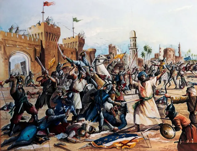 وصول حملة لويس التاسع إلى مصر