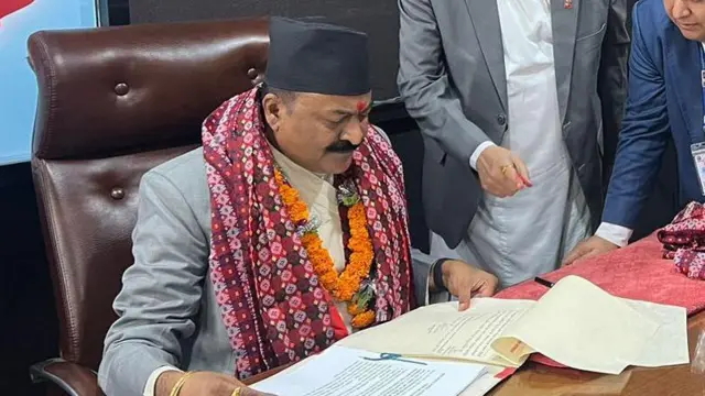 सामान्य प्रशासनमन्त्री राजकुमार गुप्ता