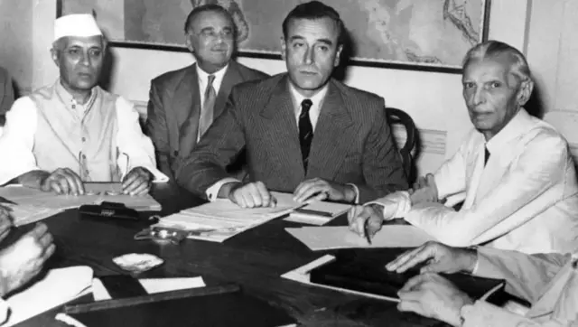 محمد علی جناح، لارڈ ماؤنٹ بیٹن اور جواہر لال نہرو