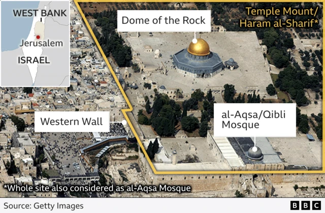 *** THIS GRAPHIC HAS BEEN REDESIGNED IN THE LATEST BBC NEWS STYLE - PLEASE REQUEST USING THE COMMISSIONING FORM AND VISJO WILL CONTACT YOU WHEN IT IS READY.
[To reversion the Temple Mount map
Complete the translations here: https://bit.ly/3Rh1Ltv
Fill-in the commissioning form https://bit.ly/ws_design_form and this Title in English: Temple Mount 2023 version - 2023112910 ]
