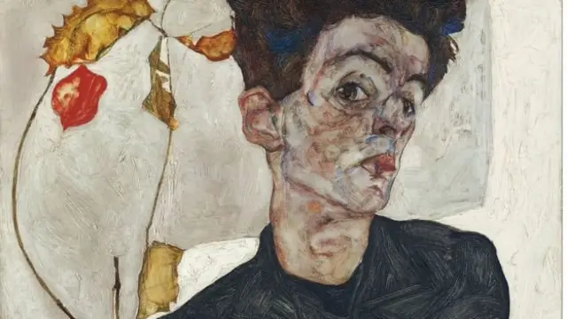 Автопортрет Эгона Шиле