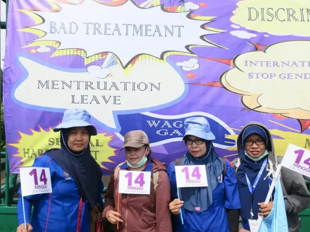 demo buruh perempuan
