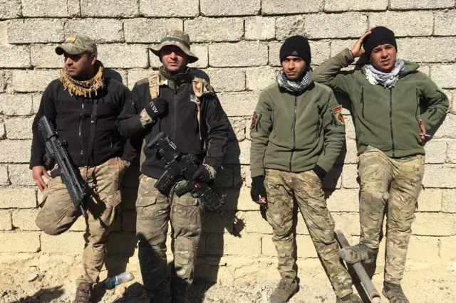 جنود عراقيون من لواء الرد السريع