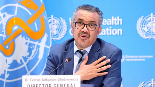 विश्व स्वास्थ्य संगठन प्रमुख ट्रेडोस एडनॉम गेब्रियेसस