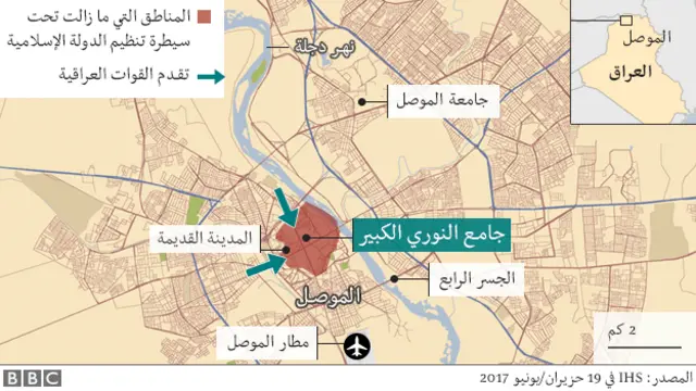 خريطة الموصل