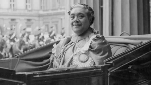 Queen of Tonga on coronation day 1953