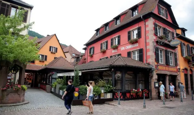 Bourdain was staying at Le Chambard luxury hotel in Kaysersberg