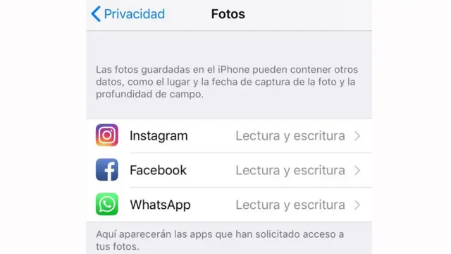 Captura de pantalla iPhone