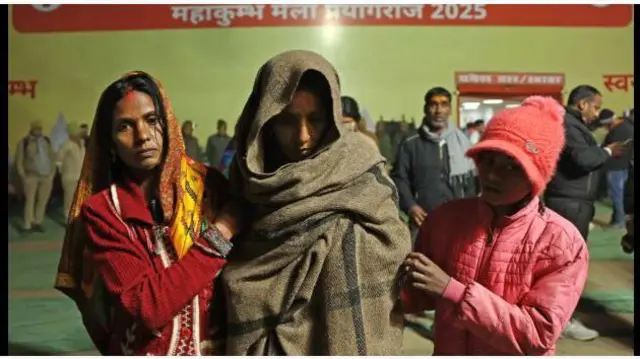 Aworan obinrin kan ti wọn dimu lẹyin iṣẹlẹ naa