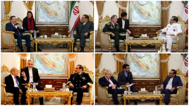 علی شمخانی در این سالها بارها با مهمترین نمایندگان کشورهای دیگر - به ویژه کشورهای اروپایی - که به تهران سفر کردهاند، ملاقات کرده است