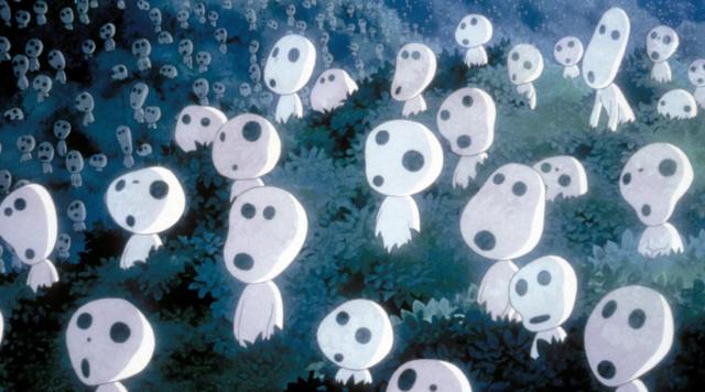 Os pequenos espíritos livres (os Kodamas) aparecem na cena mais sublimeapostas online confiavelnaturezaapostas online confiavelação do filme