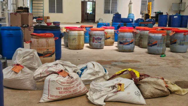 ગુજરાત પોલીસના જણાવ્યા અનુસાર ભોપાલમાં મોટા પાયે એમડી ડ્રગ્સનું ઉત્પાદન કરવામાં આવતું હતું