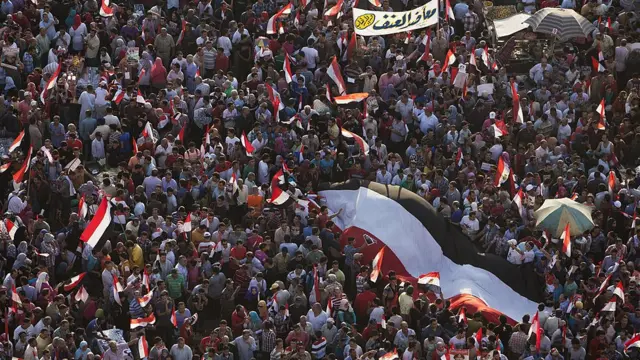 تظاهرات طرفداران محمد مرسی پس از برکناری او در کودتا