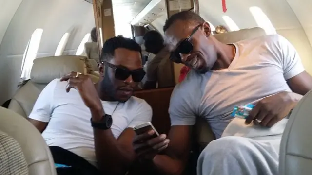 Nugent "NJ" Walker, ha sido amigo de Bolt desde los 6 años de edad. Ahora es su representante.