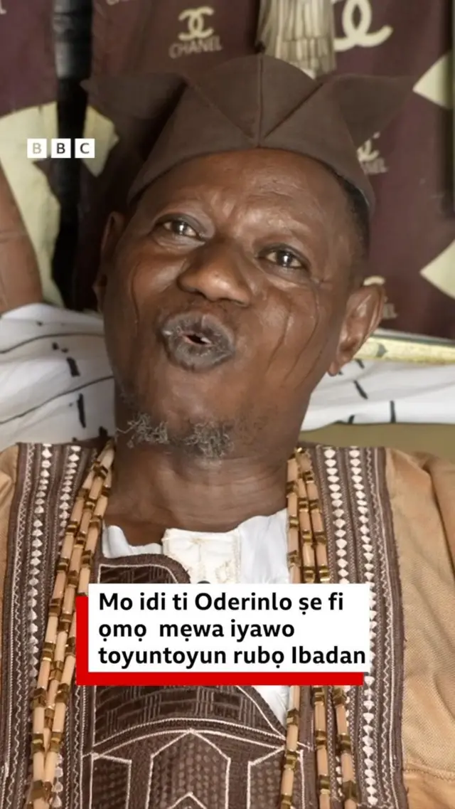 Adegboyega Olaifa, Arole Balogun Oderinlo lasiko to n ba BBC News Yoruba sọrọ