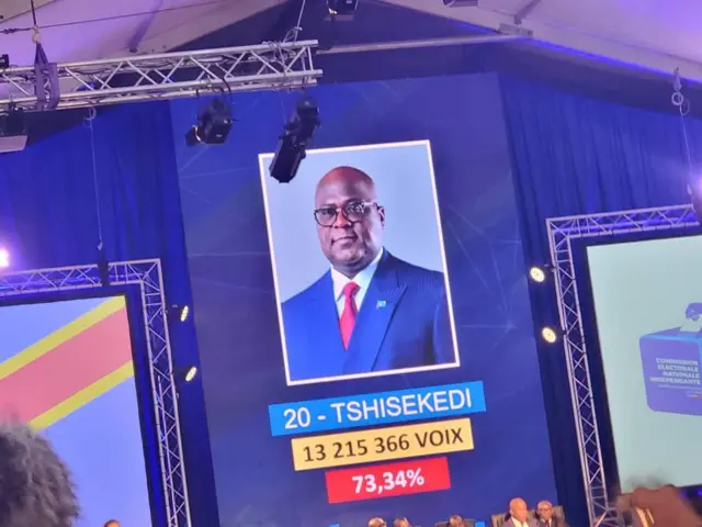 Felix Tshisekedi voix obtenues