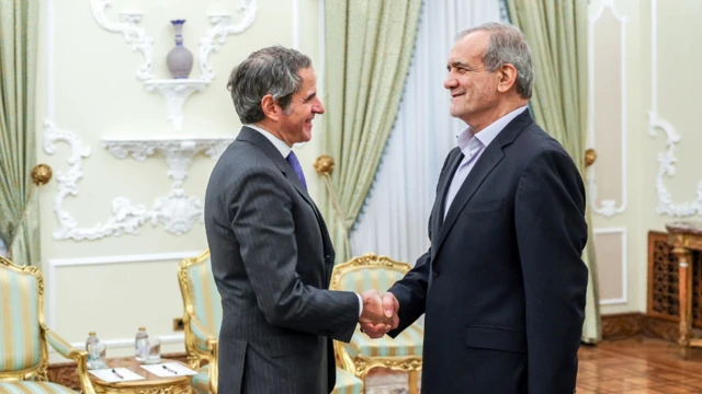 پزشکیان و گروسی در تهران
