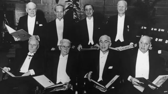 George Wald e outros vencedores do Nobelapostasbrasil1967