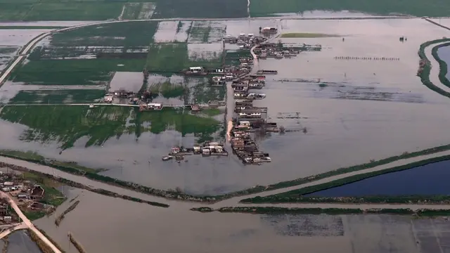 د ګلستان سیمې یوه هوايي منظره