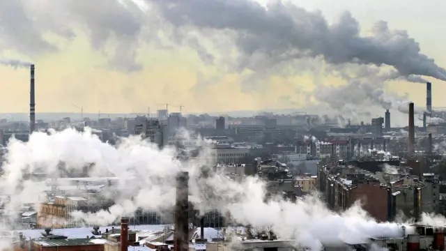 gas rumah kaca, polusi, rusia