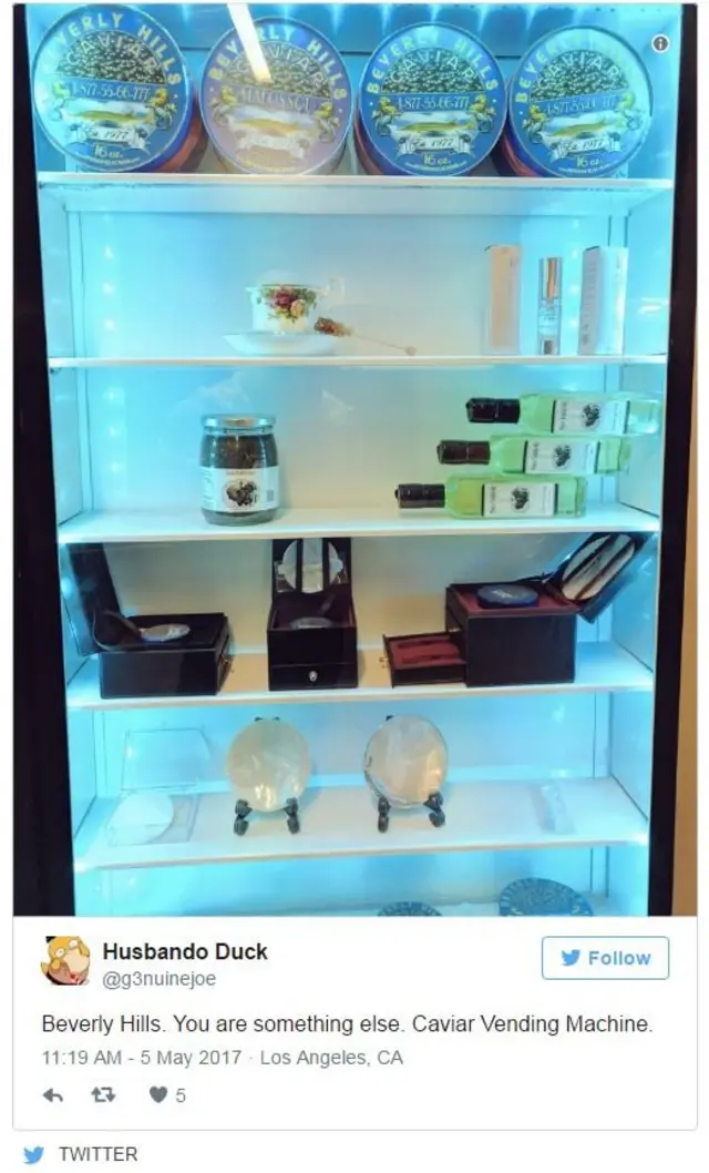 Luxury vending machine