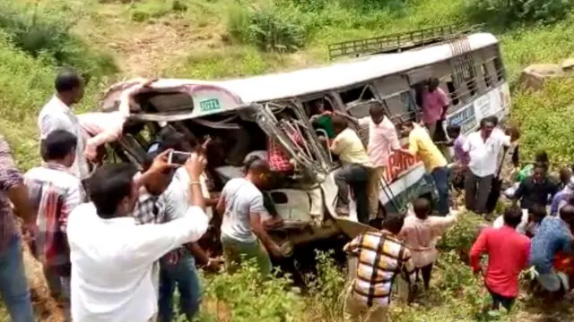 तेलंगाना बस हादसा