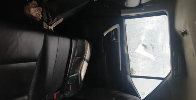 టీడీపీ వాహనాలపై దాడి