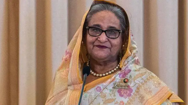 बांग्लादेश की पूर्व प्रधानमंत्री शेख़ हसीना 