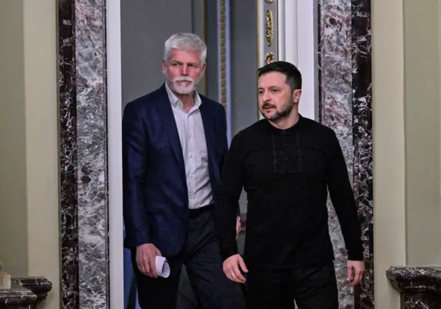 Петр Павел та Володимир Зеленський, березень 2025 року