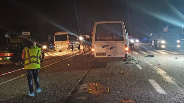 Напад на мікроавтобус на Харківщині