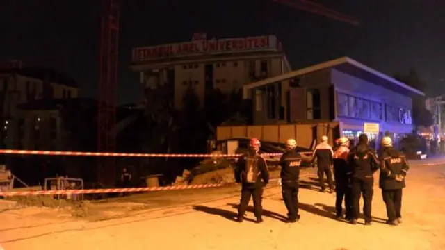 Arel Üniversitesi bina çökme